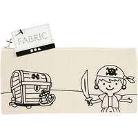 Creativ Company Etui Piraten 21 x 9 cm - Breite: 21 cm - Höhe: 9 cm - Tiefe: 0.5 cm - Gefüllt: Nein - Etui-Art: Accessoires-Tasche - Material: Baumwolle