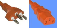 Diggelmann Netzkabel 0.5 m C13-T12 - Anzahl Leiter: 3 - Detailfarbe: Orange - Kinderschutz: Nein - Steckereigenschaften: Angespritzt - Steckertyp Ausgang: C13 - Leiterquerschnitt: 1 mm²