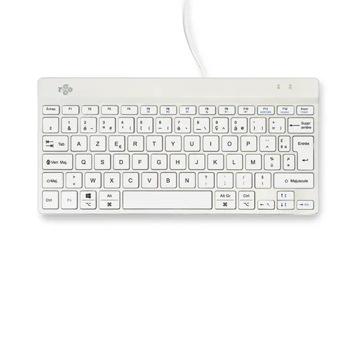 R-GO COMPACT BREAK ERGONOMIC KEYBOARD QWERTY (FR) WITH WHITE