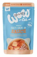 WOW Nassfutter Lachs in Sauce, 85 g - Tierbedürfnis: Kein besonderes Bedürfnis - Geschmacksrichtung: Fisch - Zertifikate: Keine Zertifizierung - Fleischsorte: Lachs - Packungsgrösse: 85 g - Futtereigenschaft: Getreidefrei - Ohne künstliche Zusätze - Light