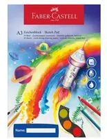 Faber-Castell Zeichenblock A3 10 Blatt - Papierformat: A3 - Produkttyp: Zeichenblock - Anwender: Kinder - Jugendliche