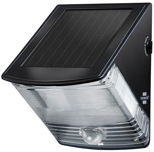 Brennenstuhl Wandleuchte LED SOL 04 Plus B Solar - Dimmbar: nicht dimmbar - Lichtfarbe: Kaltweiss/Tageslichtweiss (KW) - Zusätzliche Ausstattung: Dämmerungssensor - Bewegungssensor - Farbtemperatur Kelvin: 6500 K - Leuchtenfarbe: Schwarz - Lichtausbeute: 