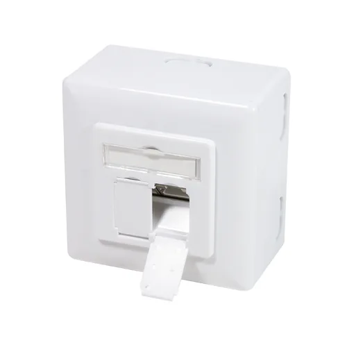 LogiLink NP0039A socket-outlet RJ-45 Metallic, White