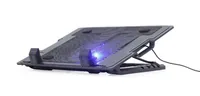 Gembird NBS-1F17T-01 laptop cooling pad 43.2 cm (17") 1500 RPM Black