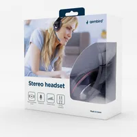 gembird Headset STEREO MHS 001 glänzend Klinke schwarz