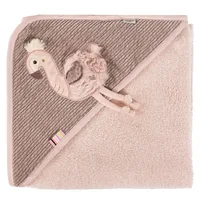 fehn Kapuzenbadetuch Flamingo Rose - Detailfarbe: Rose - Produkttyp: Bade- & Kapuzentücher