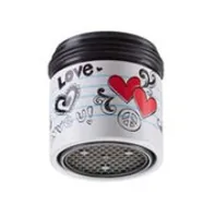 NEOPERL Strahlregler «Hearts» PCA, M22 x 1 / M24 x 1 - Energieeffizienzklasse EnEV 2020: A - Material Innenteil: Kunststoff - Durchflussklasse: ~ 5 l/min - Anschluss Gewinde: M24x1 - M22x1 - Einsatzort: Armatur