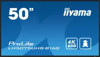 iiyama LH5075UHS-B1AG visualizzatore di messaggi Pannello piatto per segnaletica digitale 125,7 cm (49.5") LCD Wi-Fi 500 cd/m² 4K Ultra HD Nero Processore integrato Android 11 24/7