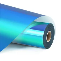 LOKLIK Vinylfolie permanent 30.5 x 90 cm, 1 Stück, Aqua - Geeignet für Drucker: Nein - Detailfarbe: Aqua - Aussenanwendung: Ja - Selbstklebend: Ja - Aufbügelbar: Nein - Folientyp: Vinylfolie