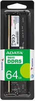 ADATA DDR5-RAM AD5U560064G-S 5600 MHz 1x 64 GB - Arbeitsspeicher Bauform: DIMM - Arbeitsspeicher-Typ: DDR5 - Arbeitsspeicher Geschwindigkeit: 5600 MHz - Arbeitsspeicher Pins: 288 - Fehlerkorrektur: Non-ECC - Anzahl Speichermodule: 1
