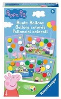 Ravensburger Kinderspiel Peppa Pig: Bunte Ballone - Sprache: Multilingual - Italienisch - Französisch - Deutsch - Kategorie: Lernspiel - Altersempfehlung ab: 3 Jahren - Spieldauer: 10 min - Min. Anzahl Spieler: 2 - Max. Anzahl Spieler: 4