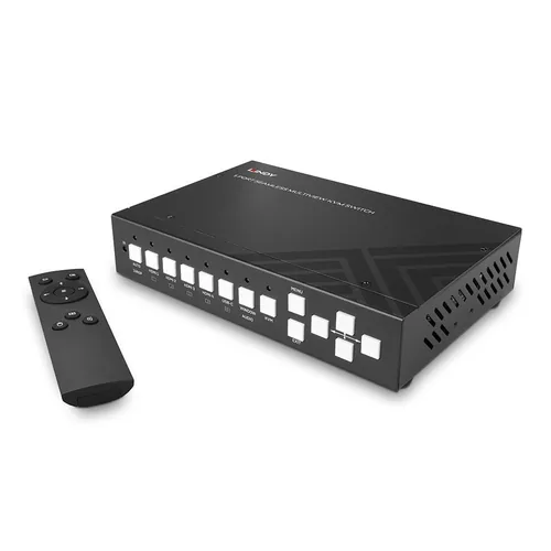 LINDY 5 Port KVM Switch Seamless Multiview 4HDMI 1USB Typ C