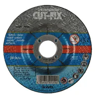 kwb Trennscheibe CUT-FIX, Metall Ø 125 x  3.0 mm - Zubehörtyp: Trennscheibe - Durchmesser: 125 mm - Für Material: Metall - Set: Nein