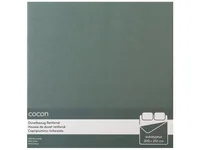 COCON Duvetbezug Renforcé 200 x 210 cm, Eukalyptus - Eigenschaften: Keine Eigenschaft - Zertifikate: Öko-Tex Standard 100 - Grösse: 200 x 210 cm - Motiv: Uni - Detailfarbe: Eukalyptusgrün - Verschlusstyp: Reissverschluss
