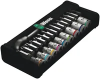 Wera Ratschen-Set 8100 SA 11 Zyklop 1/4, 28-teilig - Grösse: 1/4  - Set: Ja