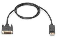 Digitus AK-340301-010-S cavo e adattatore video 1 m DisplayPort DVI-D Nero