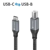sonero USB 2.0-Kabel USB C - USB B 0.5 m - Kabeltyp: Anschlusskabel - Detailfarbe: Schwarz - USB Standard: 2.0 (480 Mbps) - Länge: 0.5 m - USB Anschluss 2 (Endgerät): USB B - Geschlecht Anschluss 2 (Endgerät): Male (Stecker)