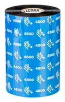Zebra 4800 - 12er-Pack - Schwarz - 110 mm x 450 m