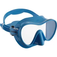 CRESSI Tauchmaske F1 Blau - Detailfarbe: Blau - Zielgruppe: Unisex - Produkttyp: Tauchmasken - Material: Glas - Silikon - Schuhgrösse (EU): Keine