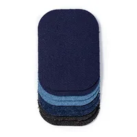 Prym Applikation Mini Patches, 8 x 6 cm jeans, 8 Stück, - Verpackungseinheit: 8 Stück - Detailfarbe: Hellblau - Dunkelblau - Blau - Schwarz - Produkttyp: Applikation
