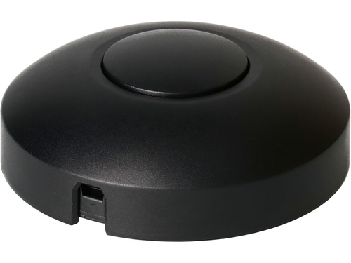 Max Hauri Universal-Fussdimmer Phasenabschnitt 100W, Schwarz - Dimmbare Produkte: Glühlampen - Halogenlampen - Dimmbare LED-Lampen - Dimm-Art: Phasenabschnitt - Schutzklasse: II - Montage: Kabel-Zwischenmontge - Serie: Kabelgerät - E-Nr.: 0