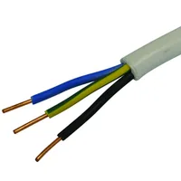 STEFFEN Installationskabel TT 3 x 1.5 mm², 50 m Weiss - Länge: 50 m - Detailfarbe: Weiss - Anzahl Leiter: 3 - Kabelummantelung: PVC - Kabeltyp: TT-Installationskabel - Leiterquerschnitt: 1.5 mm²