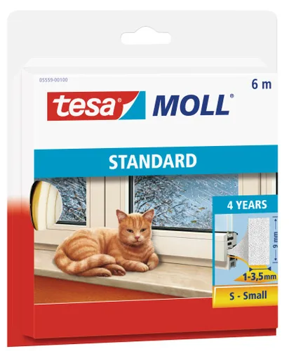 tesa Dichtungsband MOLL Standard 1, Weiss - Produkttyp: Dichtungsband