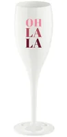 Koziol Sektglas Superglas Oh La La 100 ml, 1 Stück, Weiss - Material: Kunststoff - Höhe: 19.1 cm - Volumen: 100 ml - Glas Typ: Sektglas - Verpackungseinheit: 1 Stück - Detailfarbe: Weiss