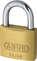 Abus Vorhängeschloss 55/40 Gold Messing - Schlossart: Schlüssel - Set: Nein - Aussenanwendung: Ja