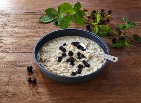 Trek 'N Eat Frühstück Protein Porridge - Produkttyp: Frühstück - Nährwertangabe pro: 1 Stück - Energiegehalt (in kj): 1622 KJ - Energiegehalt (in kcal): 388 Kcal - Fett: 6.7 g - Gesättigte Fettsäuren: 2.7 g