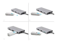 Delock Port Blocker USB-C 10 Stück Blau - Detailfarbe: Blau - USB Standard: Keiner - Winkelstecker: Nein - Steckertyp Seite B: USB-C Buchse - Steckertyp Seite A: keiner - Besondere Eigenschaften: Portblocker