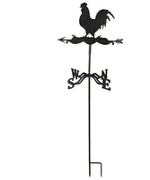 Esschert Design Gartenstecker Wetterhahn Metal - Motiv: Tiere - Detailfarbe: Schwarz - Produkttyp: Gartenstecker