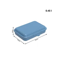 Rotho Lunchbox Fun 450 ml, Blau - Materialtyp: Kunststoff - Unterteilungsmöglichkeit: Nein - Material: Polypropylen (PP) - Detailfarbe: Blau - Spülmaschinenfest: Ja - Set: Nein