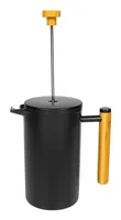 FURBER Kaffeebereiter 1 l, Schwarz - Materialtyp: Metall - Material: Edelstahl - Zubereitungssystem: French Press - Detailfarbe: Schwarz - Anzahl Tassen: 8 × - Fassungsvermögen: 1 l