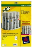 Avery Zweckform Universal-Etiketten L4776-20 Wetterfest - Klebehaftung: Stark haftend - Drucker Kompatibilität: Laser - Anzahl Blatt: 20 × - Papierformat: A4 - Anzahl Etiketten: 240 - Etikettengrösse: 99 -1 x 42 -3 mm