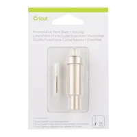 Cricut Ersatzklinge Fine-Point Premium mit Halter - Zubehörtyp: Ersatzklinge - Kompatible Geräte: Cricut Explore Air 2 - Cricut Explore Air 3 - Cricut Maker - Cricut Maker 3