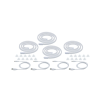 Paulmann LED-Stripe Neon Colorflex Bunt, 4 x 1 m - Lampensockel: LED fest verbaut - Aussenanwendung: Nein - Inklusive Netzteil: Nein - Dimmbar: nicht dimmbar - Set: Ja - Länge: 1 m