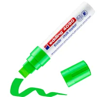 edding Kreidemarker 4090 Hellgrün - Strichstärke: Keine Angabe - Verpackungseinheit: 1 Stück - Oberfläche: Glas - Kreidetafel - Set: Nein - Detailfarbe: Hellgrün - Eigenschaft-Stift: Tinte auf Wasserbasis