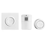Danfoss Ally Starter Pack - Typ: Heizkörperthermostat - Zentrale - Set - Bedienungsart: Manuell - App - Systemkommunikation: Funk - Funktionen: Tagesheizprogramme - Fenster-Auf-Erkennung - Wochenheizprogramme - Verkalkungsschutz - Frostschutzautomatik - S