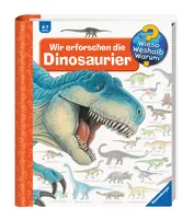 Ravensburger Kinder-Sachbuch WWW Wir erforschen die Dinosaurier - Sprache: Deutsch - Altersempfehlung ab: 4 Jahren - Einband: Spiralbindung - Anzahl Seiten: 16 - Thema: Entdecken und Wissen - Altersgruppe: Kleinkinder