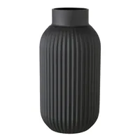 Boltze 2026912 vase Zylinderförmige Vase Glas Schwarz