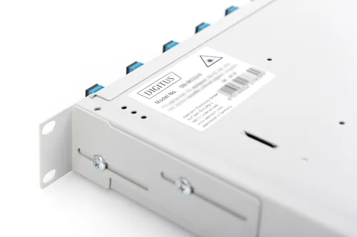 DIGITUS LWL Spleißbox 1HE unbestückt ausziehbar schnellversc