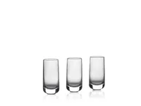 Zone Denmark Schnapsglas Rocks 90 ml, 3 Stück, Transparent  - Material: Kristallglas - Höhe: 8 cm - Volumen: 90 ml - Glas Typ: Schnapsglas - Verpackungseinheit: 3 Stück - Detailfarbe: Transparent
