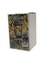 Dameco Grablaterne mit Erdspiess 14 x 25 cm, Schwarz - Breite: 14 cm - Detailfarbe: Schwarz - Höhe: 25 cm - Länge: 14 cm - Detailmaterial: Metall - Grundmaterial: Metall