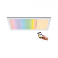 Paulmann LED-Panel Amaris ZigBee 600 x 300, RGBW - Lampensockel: LED fest verbaut - Farbtemperatur Kelvin: 2700 bis 6500 K - Aussenanwendung: Nein - Gesamtleistung: 22 W - Leuchten Kategorie: Panel - Lichtfarbe: Tageslichtweiss (Kaltweiss) - Neutralweiss