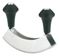 Kela Kräutermesser Ganda 13.5 cm, Silber - Typ: Kräutermesser - Klingenmaterial: Edelstahl - Griffmaterial: Kunststoff - Inklusive Messerblock: Nein - Set: Nein - Detailfarbe: Silber