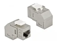 DELOCK Keystonemodul RJ45 Buchse zu RJ45 Buchse Cat.6A