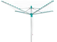 Leifheit Wäschespinne Linomatic 400 Easy 40 m - Leinenlänge: 40 m - Detailfarbe: Grün - Wäscheständer Art: Wäschespinne - Material: Aluminium - Stahl