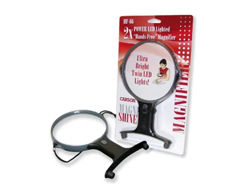 Carson HF-66 MagniFree Freihandlupe mit LED-Beleuchtung