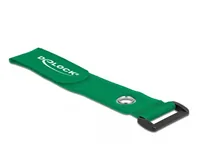 Delock Klettkabelbinder Grün 280 mm x 38 mm 3 Stück - Breite: 38 mm - Länge: 280 mm - Produkttyp: Klettkabelbinder - Ausstattung Kabelmanagement: Wiederverwendbar - Haftend - Verpackungseinheit: 3 Stück - Material: Klett